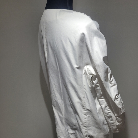 Dries Van Noten Women's Open Front Jacket L White Designer Avant Garde Minimal - Picture 9 of 11